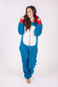 Vorschau - Onesie Teddy – Einhorn blau