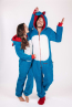 Vorschau - Onesie Teddy – Einhorn blau