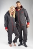 Vorschau - Onesie – grau rot