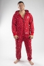 Vorschau - Onesie – Sterne rot