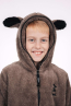 Vorschau - Kinder-Onesie Teddy – Wolf