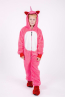 Vorschau - Kinder-Onesie Teddy – Einhorn pink