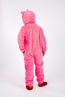 Vorschau - Kinder-Onesie Teddy – Einhorn pink