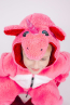 Vorschau - Kinder-Onesie Teddy – Einhorn pink