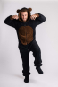 Vorschau - Onesie Teddy – Schwarzbär