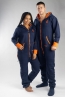 Vorschau - Onesie – navy orange