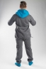 Vorschau - Onesie – grau blau