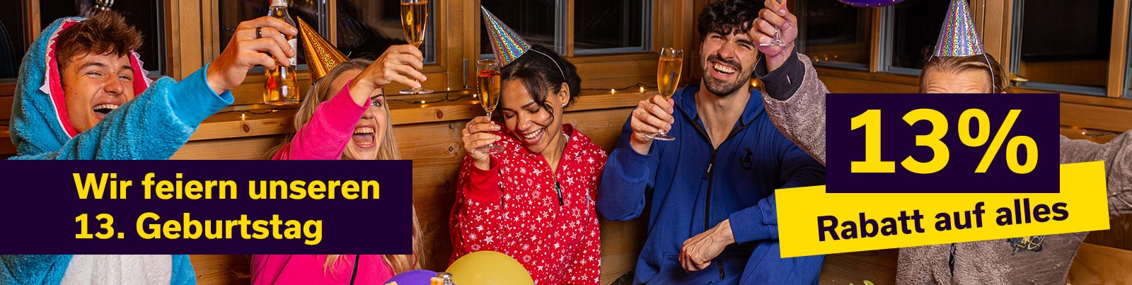Wir feiern unseren 13. Geburtstag