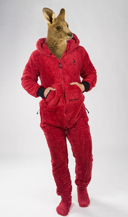 Onesie Teddy – rot