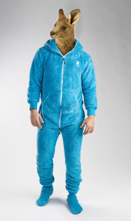 Onesie Teddy – blau