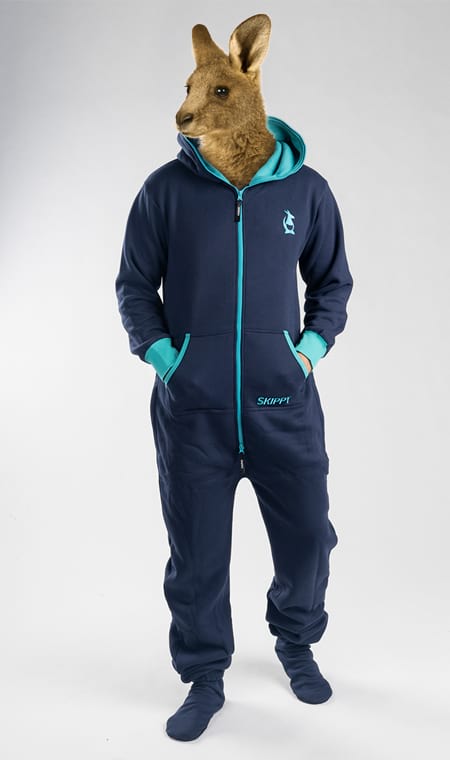 Onesie – navy mint