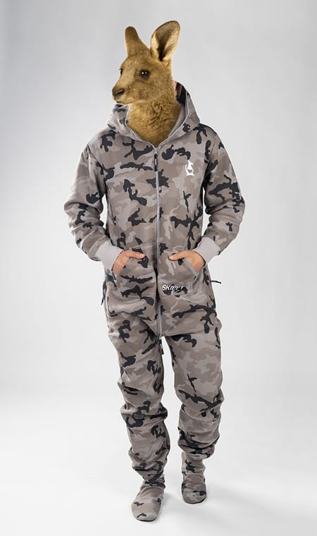 Onesie – Camo grau