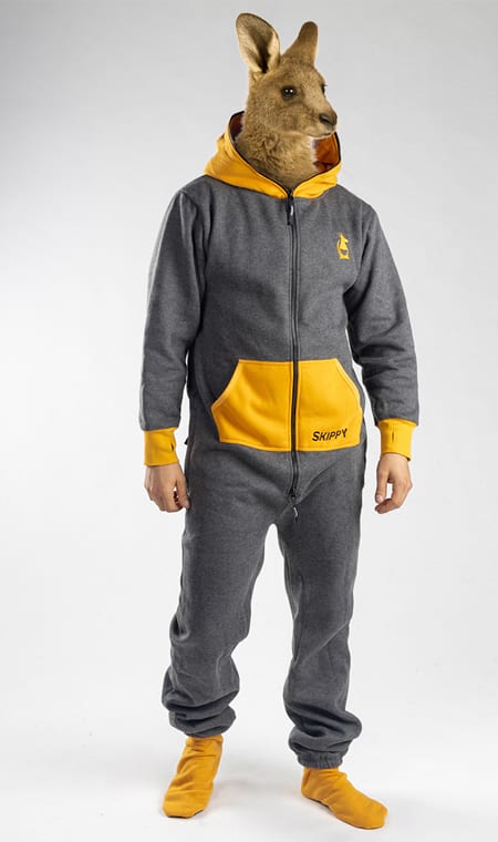 Onesie – grau golden