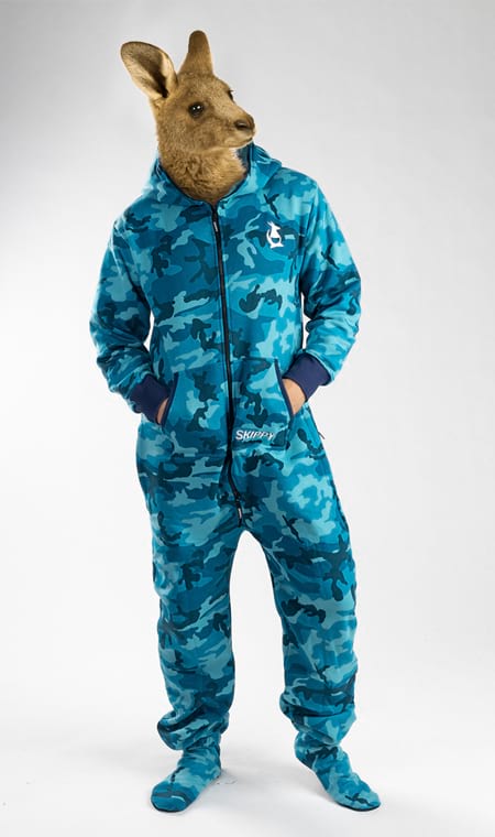 Onesie – Camo blau