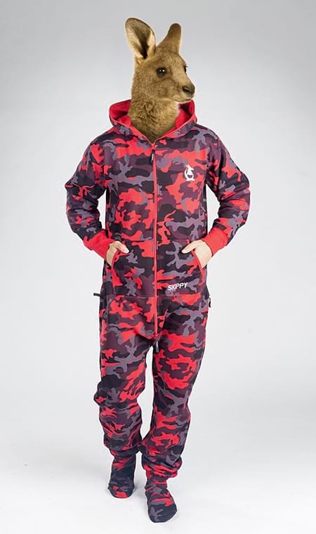 Onesie – Camo rot