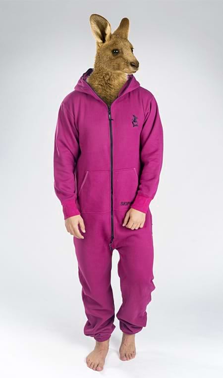 Onesie – Electric plum