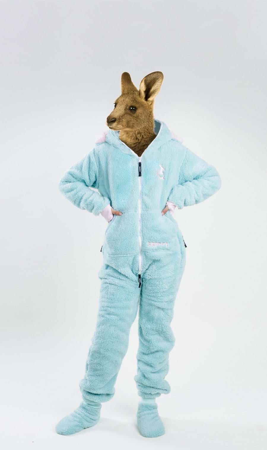 Kinder-Onesie Teddy – Elefant