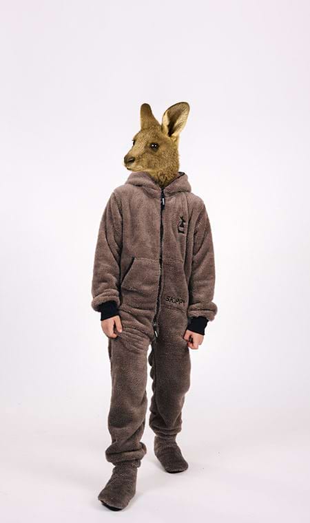 Kinder-Onesie Teddy – Wolf