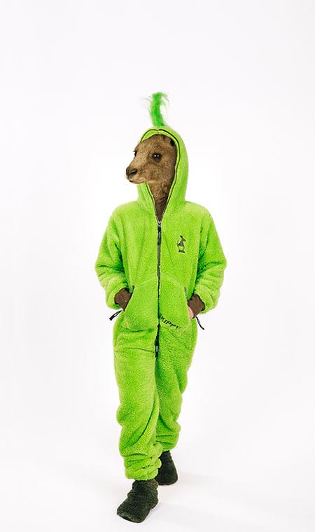 Kinder-Onesie Teddy – Grinch