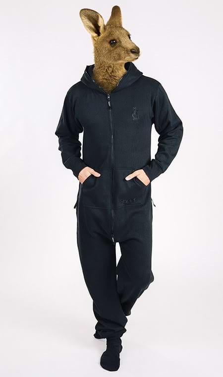 Onesie – ganz schwarz