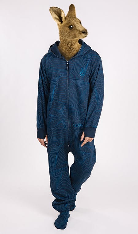 Onesie – Geometric navy