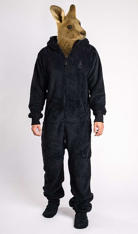 Onesie Teddy – Schwarz