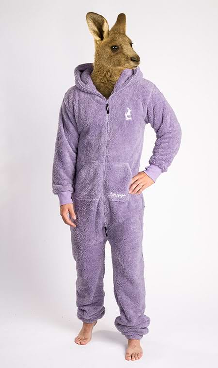 Onesie Teddy – dusty lilac