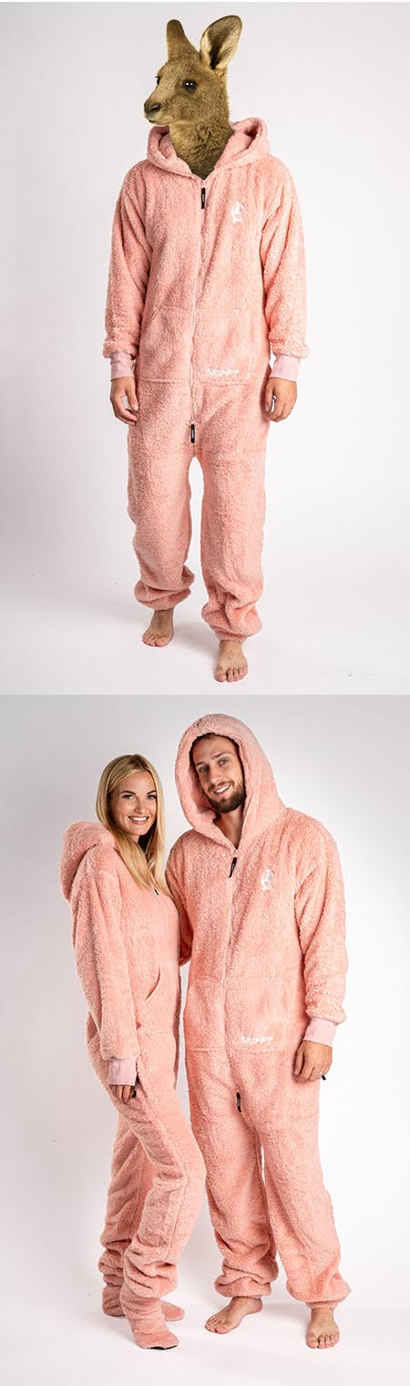 Onesie Teddy – dusty pink