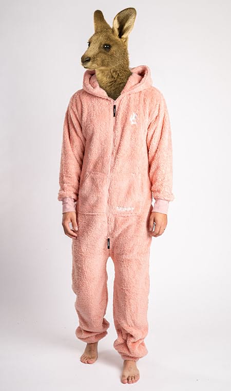 Onesie Teddy – dusty pink