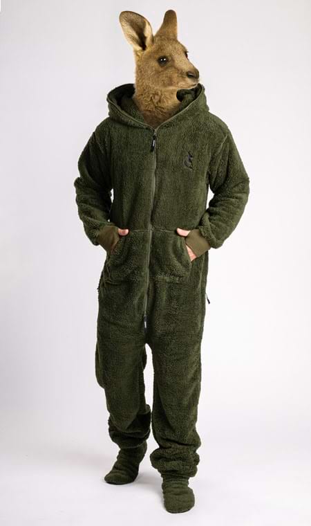 Onesie Teddy – dusty green