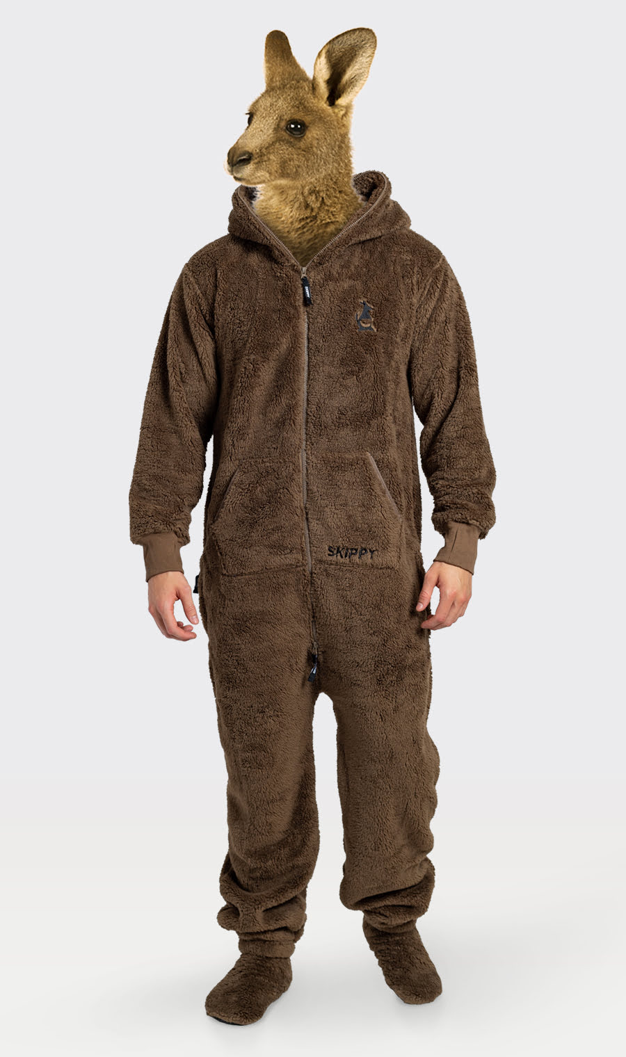 Onesie Teddy – dusty taupe
