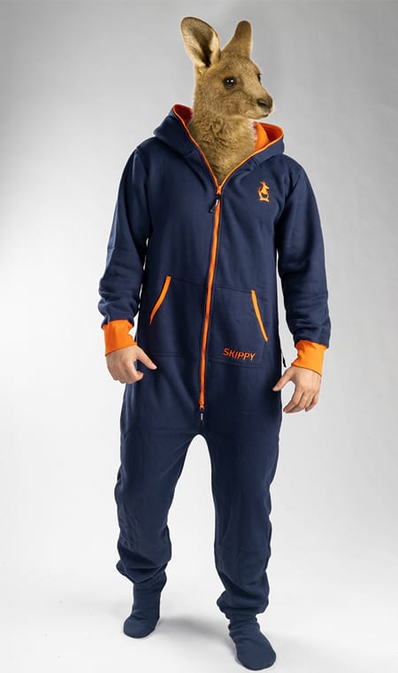 Onesie – navy orange